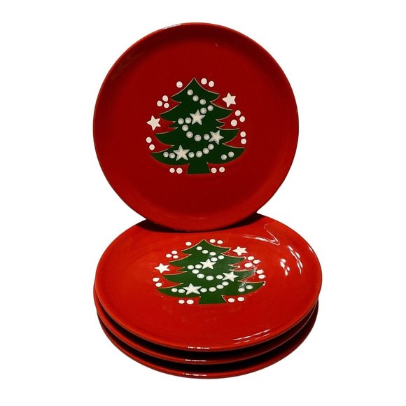Waechtersbach christmas tree dinner plates